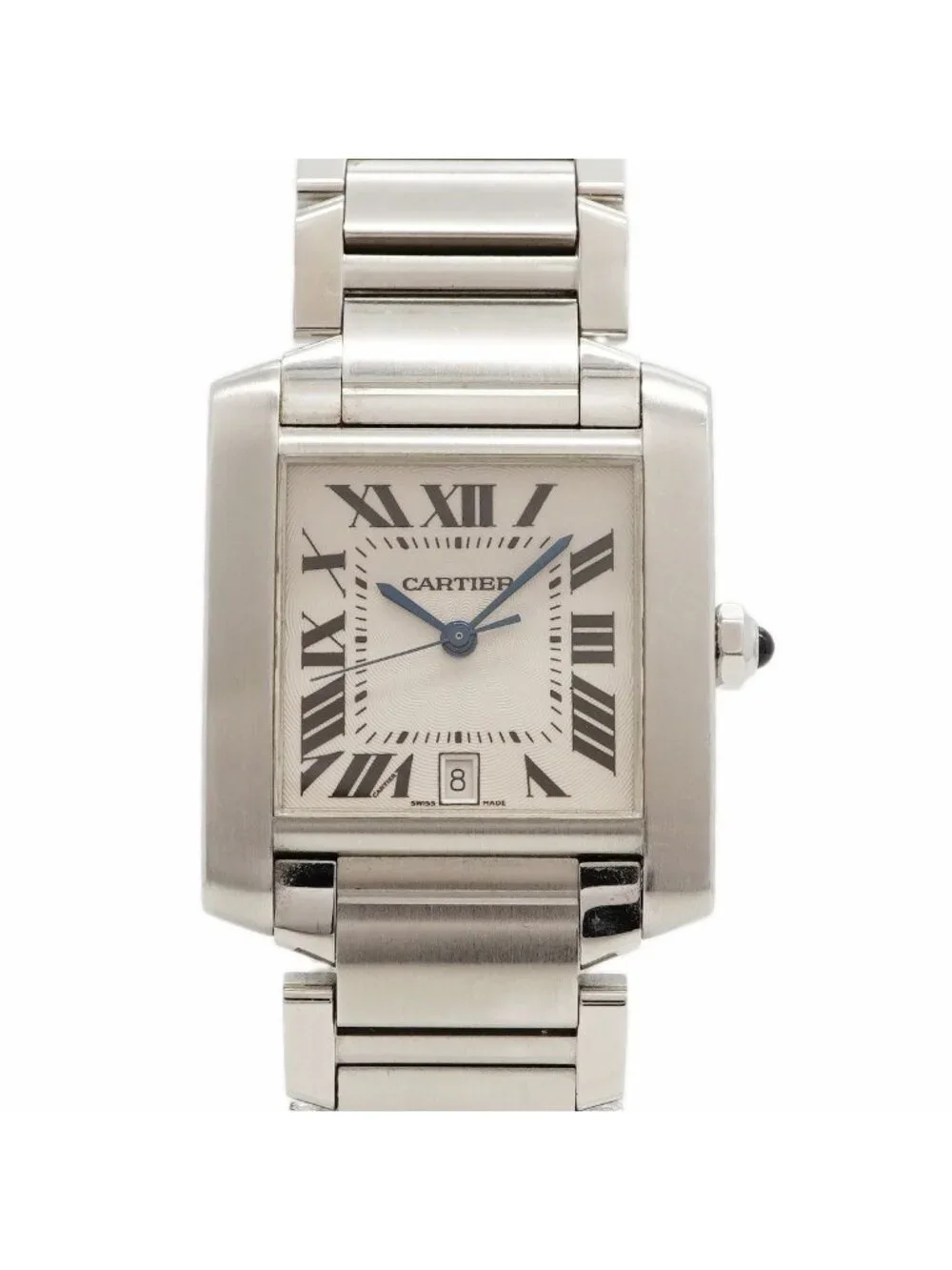 Cartier Tank Francaise LM Silver Dial Watch